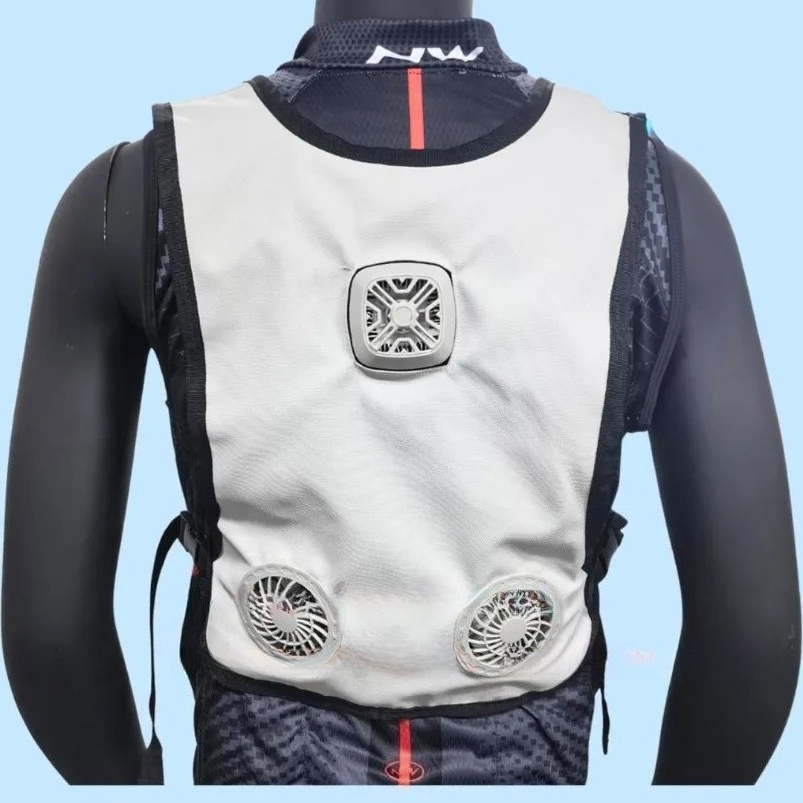 Fishing Vest - เสื้อผ้าป้องกันความร้อนสำหรับฤดูร้อน เสื้อกั๊กระบายความร้อนด้วยสารกึ่งตัวนำ สำหรับกิจกรรมกลางแจ้ง ปั่นจักรยาน ปีนเขา ตกปลา