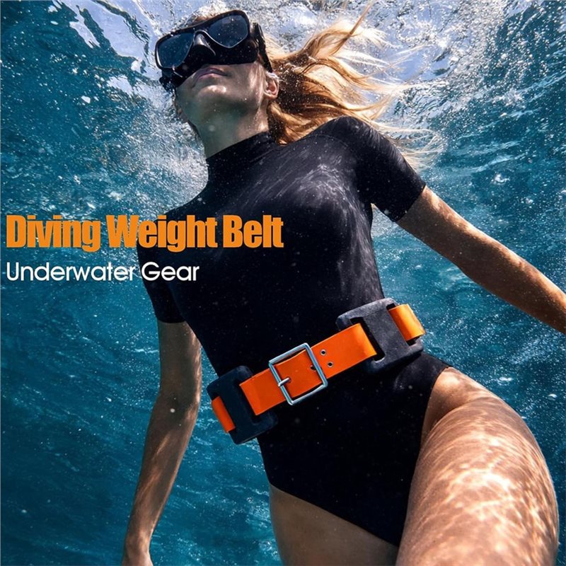 Fishing Belt - RTENTE-หัวเข็มขัดเข็มขัดดำน้ำสำหรับตกปลา, เข็มขัดดำน้ำยาง, สำหรับเข็มขัดถ่วงน้ำหนักฟรีไดฟ์วิ่ง, อุปกรณ์ดำน้ำฟรีไดฟ์วิ่งและสกูบาไ