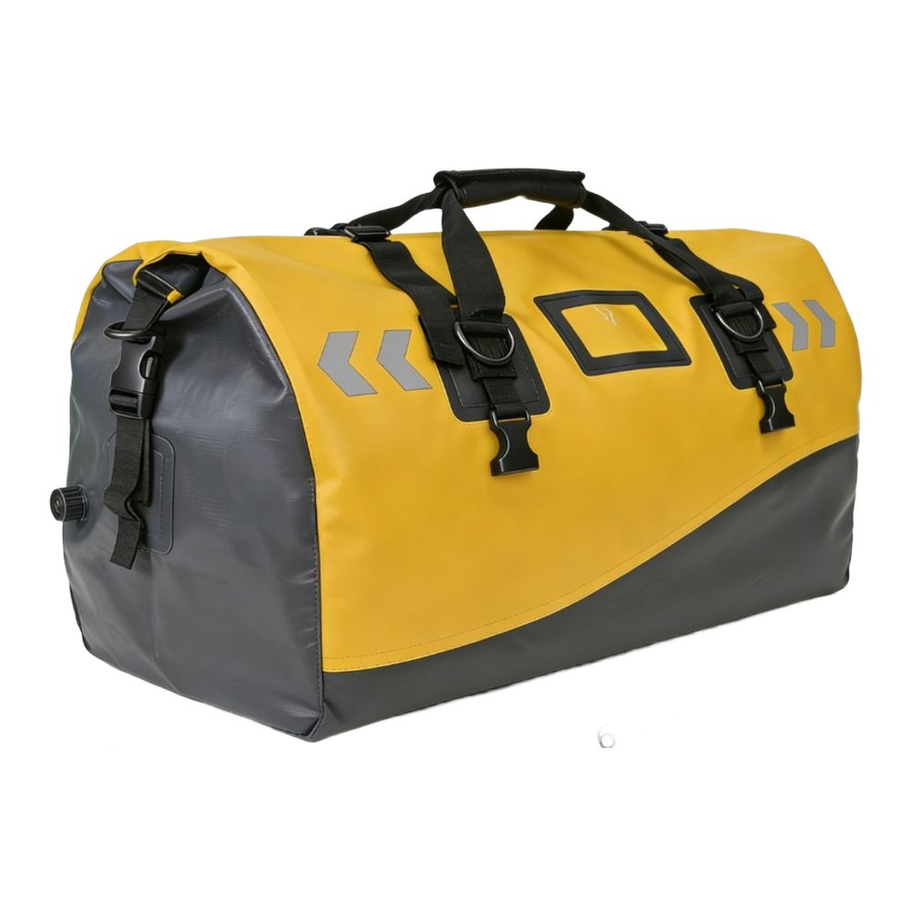 Fishing Bag Waterproof - ขนาดใหญ่/ความจุ/46L 66L กระเป๋ากันน้ำ PVC พร้อมสายสะพายสำหรับดำน้ำกลางแจ้งพายเรือคายัคตกปลาตั้งแคมป์กระเป๋าเป้สะพายหลัง