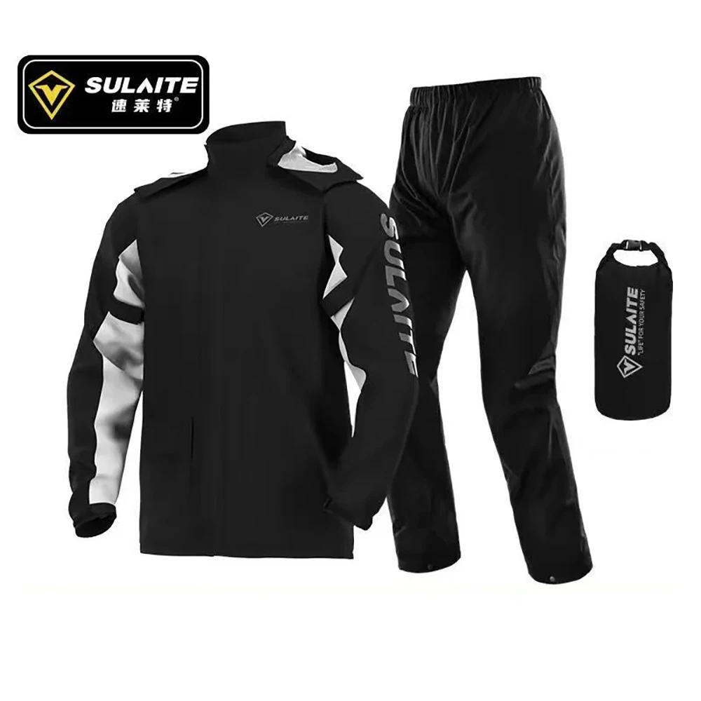 Fishing Pants Waterproof - เสื้อกันฝนสำหรับกันน้ำสำหรับผู้หญิงของมอเตอร์ไซค์ชุดกันฝนสำหรับผู้ชายเสื้อโค้ทกันฝนกลางแจ้งชุดขี่จักรยานตกปลาปีนเขา