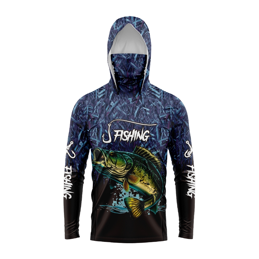 เสื้อฮู้ดดี้ลายปลาบาสสำหรับผู้ - Fishing Hoodie บทวิจารณ์และราคา