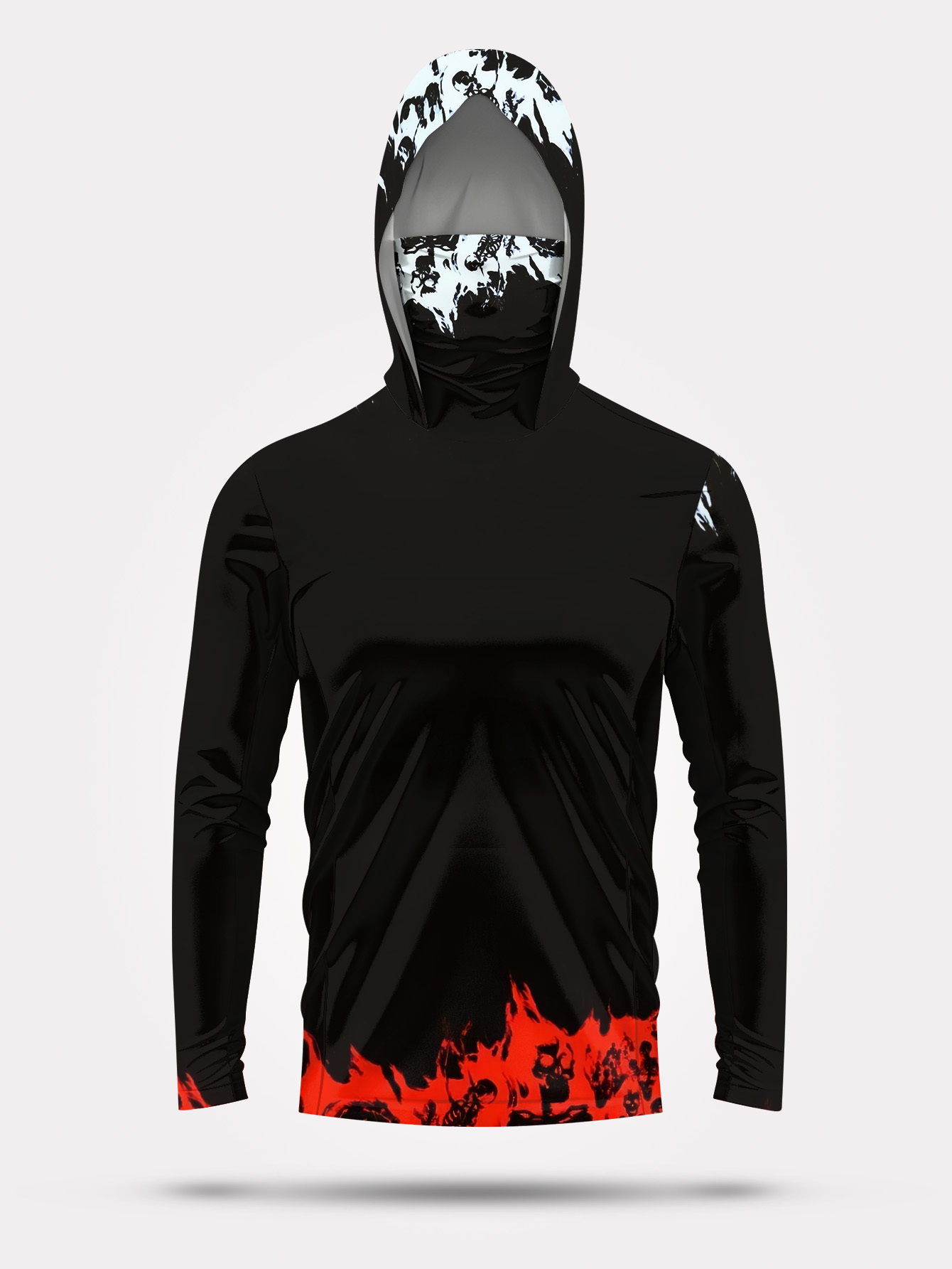 เสื้อตกปลาผู้ชายแบบมีฮู้ด แขนย - Fishing Hoodie บทวิจารณ์และราคา