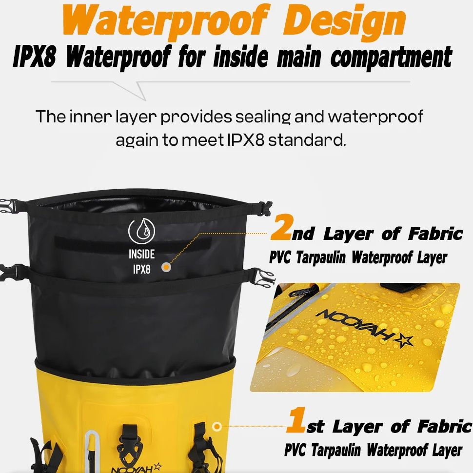 NOOYAH กระเป๋าแห้งกระเป๋าเป้สะ - Fishing Bag Waterproof บทวิจารณ์และราคา