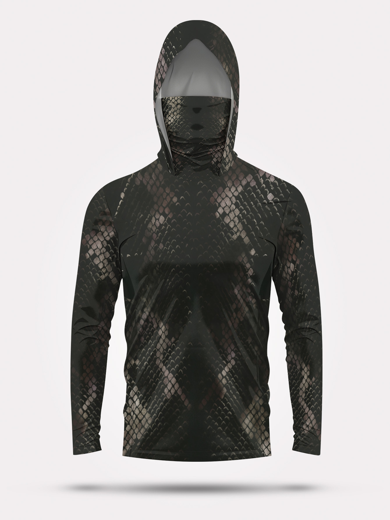 เสื้อตกปลาผู้ชายมีฮู้ดแขนยาวลา - Fishing Hoodie บทวิจารณ์และราคา