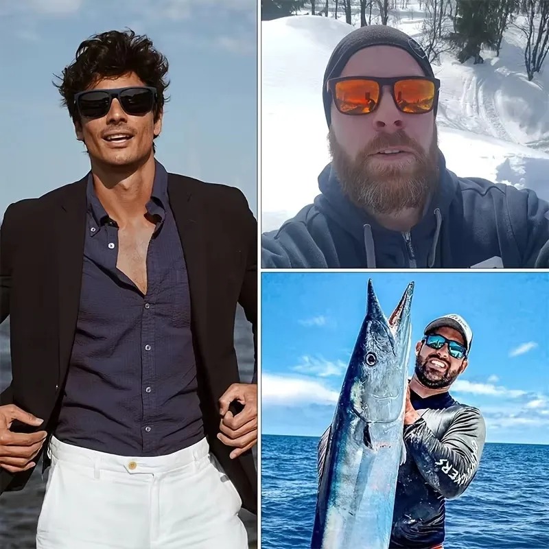 แฟชั่นวินเทจแว่นกันแดดโพลาไรซ์ - Fishing Sunglasses Polarized บทวิจารณ์และราคา