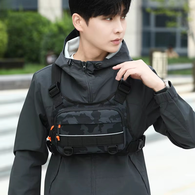 เสื้อกั๊กสะพายหน้าสำหรับปั่นจั - Fishing Vest บทวิจารณ์และราคา